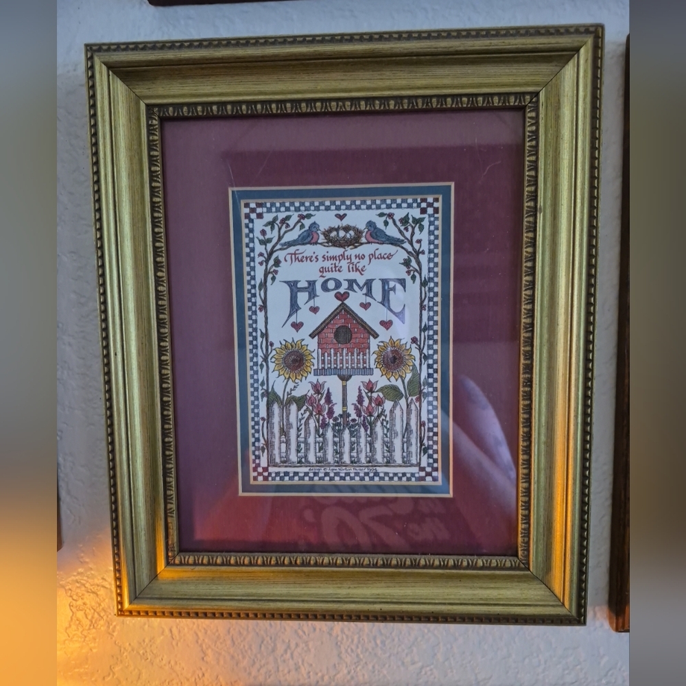 Framed No Place Like Home Art Print